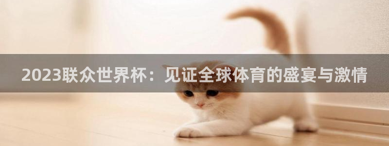 世界杯亚洲区预选赛赛程表：2023联众世界杯：见证全球体育的盛宴与激情